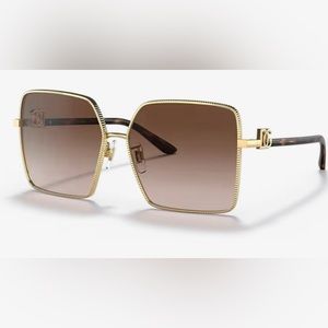 Dolce and Gabbana Gold Sunglasses